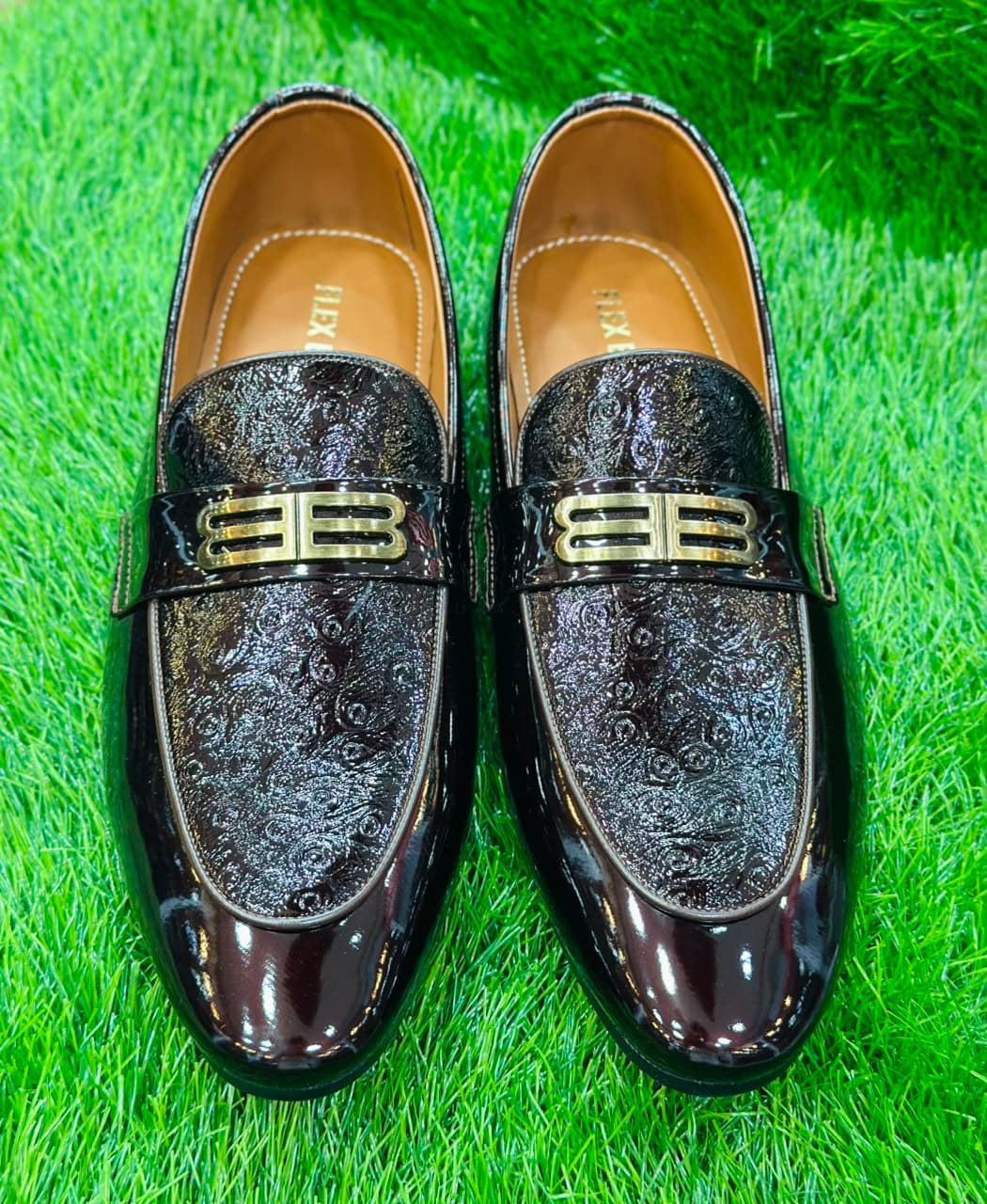 Brown Patent Shoes