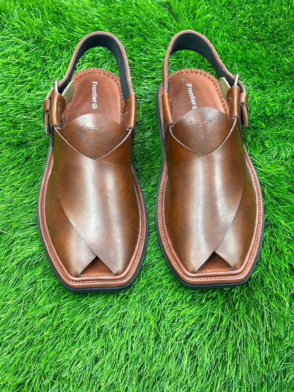 Peshawari Brown Chappal (A#811)
